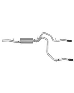 Gibson 10-19 Chevrolet Tahoe LS 5.3L 2.25in Cat-Back Dual Split Exhaust - Stainless - 65669