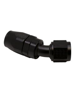 DeatschWerks 10AN Female Flare Swivel 30-Degreehose End CPE - Anodized Matte Black - 6-02-0824-B