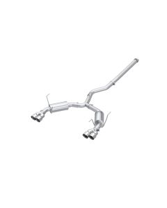 MBRP 3" Catback Dual Split Rear Quad Tips Street Profile Subaru WRX 2022 - S4807304