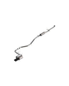Borla 22-24 Honda Civic Sport 2.25in S-Type Cat Back 4in Tip - Black Chrome - 140941BC