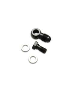Vibrant -4AN Male Banjo Fitting 12mm x 1.25 Metric Aluminum + 2 Washers - 11517