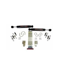 Skyjacker 2007-2017 Jeep Wrangler (JK) (Use w/ OEM Tie Rods) Dual Steering Damper Kit w/ Black Max - 8204