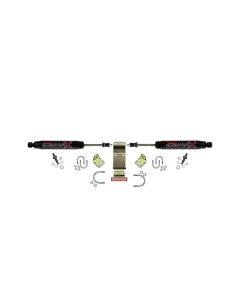 Skyjacker 2018 Jeep Wrangler JL - Black Dual Steering Damper Kit - 8208