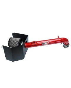 HPS Performance Shortram Air Intake Kit 2005-2019 Toyota Tacoma 2.7L, Includes Heat Shield, Red- HPS-827-169R