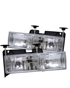 Spyder Chevy C/K Series 1500/2500 88-99/Chevy Tahoe 95-99Crystal Glass Headlights Chrm HD-YD-CCK88-C - 5012388