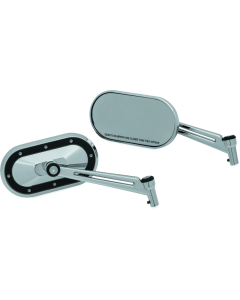 Kuryakyn Heavy Industry Mirrors Chrome/Black - 1765