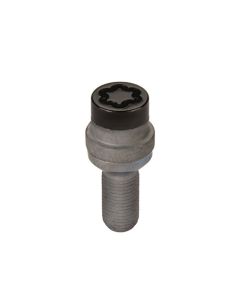 McGard Wheel Lock Bolt Set - 4pk. (Radius Seat) M14X1.5 / 19mm Hex / 35.4mm Shank Length - Black - 28332