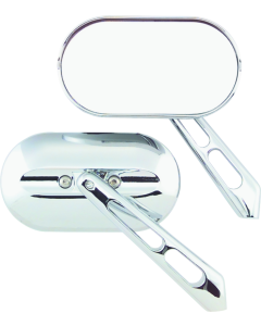Kuryakyn Magnum Mirrors Small Flat Glass Chrome - 1428