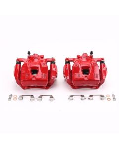 Power Stop 97-01 Lexus ES300 Front Red Calipers w/Brackets - Pair - S1974