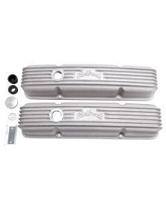 Edelbrock Valve Cover Classic Series Chevrolet 1959-1986 262-400 CI V8 w/ Oil Fill Hole Satin - 41449
