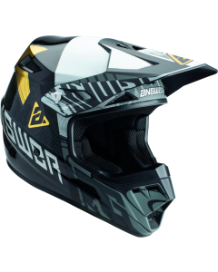 Answer AR3 Ronin Helmet Black/White/Gold - Small - 447704