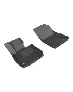 3D MAXpider 2016-2019 Mazda CX-3 Kagu 1st Row Floormat - Black - L1MZ05111509