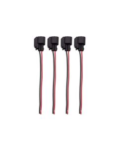 Blox Racing 4pc EV14 Type Fuel Injector Adapter Pigtails- BLOX-BXFU-00603-EV14-4