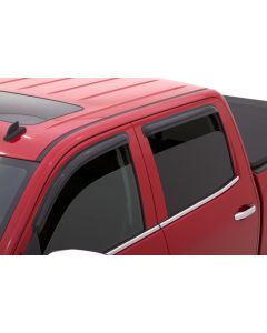 AVS 15-18 Chevy Silverado 2500 Crew Cab Ventvisor Outside Mount Window Deflectors 4pc - Smoke - 94536
