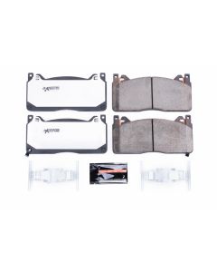 Power Stop 16-19 Ford Mustang Front Z26 Extreme Street Brake Pads w/Hardware - Z26-1853