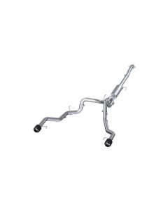 MBRP T304 Stainless Steel 3 Inch Cat-Back Dual Rear Exit With Carbon Fiber Tips Armor Pro Series For - S52683CF