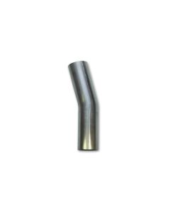 Vibrant 4in OD T304 SS 15 Deg Mandrel Bend 5in Leg Length (6in Centerline Radius) - 13134