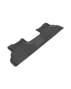 3D MAXpider 2007-2013 BMW X5/X6 E70/E71 Kagu 2nd Row Floormats - Black - L1BM05121509