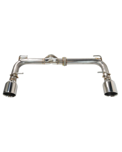 Remark 2022+ Subaru BRZ/Toyota GR86 Axle Back Exhaust w/Stainless Steel Double Wall Tip - RO-TSZ8-D