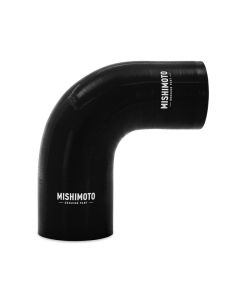 Mishimoto Silicone Reducer Coupler 90 Degree 2.75in to 3in - Black - MMCP-R90-27530BK