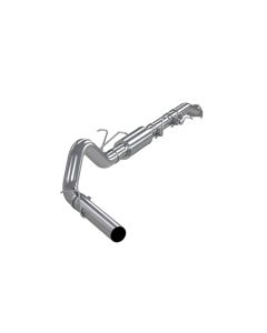 MBRP 4" Catback Exhaust System Single Side Stock Cat For 03-07 Ford F-250/350 6.0L, Extended Cab/Cre - S6208P