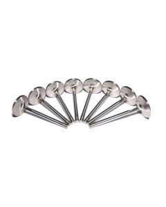 COMP Cams SS Stainless Steel Intake Valves 2.020in SBC Small Block Chevy 11/32 Stem Diameter - 6004-8