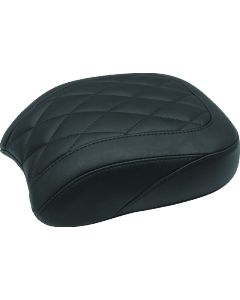 Mustang 18-21 Harley Low Rider, Sport Glide Wide Tripper Passenger Seat Diamond Stitch - Black - 83045