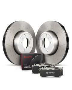 Brembo OE 12-15 BMW 328i/14-15 428i Rear Disc Brake Kit - KT00711