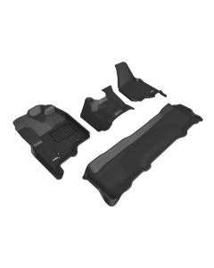 3D Maxpider 12-16 Ford F-250 / 350 / 450 Supercrew Kagu Black R1 R2 - L1FR08901509