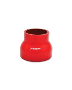 Gloss Red Silicone Reducer Coupler 1.75 to 2.5 I.D.