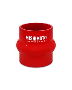 Mishimoto 3in. Hump Hose Silicone Coupler - Red - MMCP-3HPRD