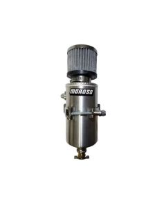Moroso Breather Tank/Catch Can -6An Male Fitting - Aluminum - 85456