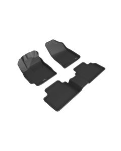 3D MAXpider 2021-2025 Hyundai Elantra Kagu Full Set Floormat - Black - L1HY11001509