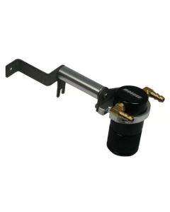 Moroso 12-15 Chevrolet Camaro ZL1 Air/Oil Separator Catch Can - Small Body - Billet Aluminum - Black - 85653