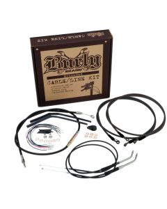 Burly Brand Cntrl Kit 14in Ape Black - B30-1260