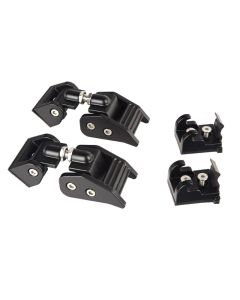 Rugged Ridge 07-18 Jeep Wrangler JK Black Hood Catches - 11210.11
