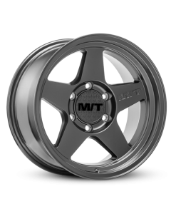 Mickey Thompson Open 5 Black Wheel - 17X9 5X5 BP 4.53in BS -12 Offset 71.6mm Bore - mtt274270