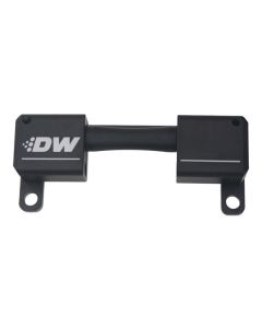 DeatschWerks High Flow Ethanol Sensor Adapter - 10AN ORB to 10AN ORB - Anodized Matte Black - 6-03-0702