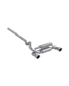 MBRP Aluminized Steel 3" Catback Exhaust System Dual Outlet Ford Focus RS 2016-2018- MBRP-S4203AL