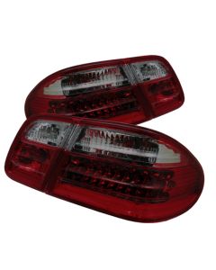 Xtune Mercedes Benz W210 E-Class 96-02 LED Tail Lights Red Smoke ALT-CL-MBW210-LED-RSM - 5020659