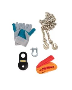 Rampage 1955-2019 Universal Recovery Winch Accessory Kit - Black - 86630