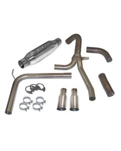 SLP 1998=2002 Chevrolet Camaro LS1 LoudMouth Cat-Back Exhaust System w/ 3.5in Slash Cut Tips - 31042A