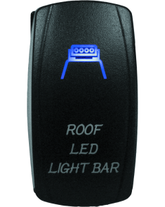 DragonFire Racing Lighted Switch Roof Led On/Off Blue - 521395