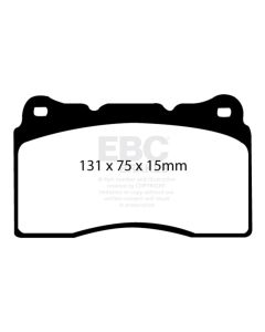 EBC Brakes Ultimax OEM Plus Front Disc Brake Pad Set FMSI D1050 Front- EBC-UD1050
