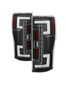 Spyder 17-18 Ford F-250 Super Duty (Excl LED Models) LED Tail Lights - Black (ALT-YD-FS17-LED-BK) - 5085580