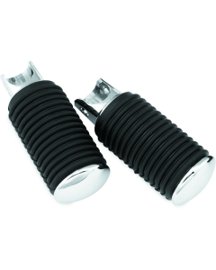 Bikers Choice 52-85 Chrome Cap Rider Pegs Female Mount Style Replaces H-D 50906-85T - 490353