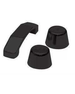 Rampage 1997-2006 Jeep Wrangler(TJ) Hood Footman Loop - Black - 87611
