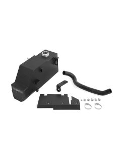 Mishimoto 11-19 Ford 6.7L Powerstroke Aluminum Degas Tank - Micro-Wrinkle Black - MMRT-F2D-11PMWBK