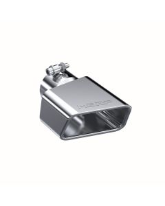 MBRP T304 Stainless Steel 4 3/4" X 3" ID Rectangle Angled Cut 3" O.D. Inlet Driver Side 7 3/8" Lengt - T5119