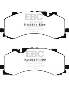 EBC 2016+ Audi Q7 3.0L Supercharged Extra Duty Front Brake Pads - ED92279